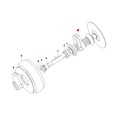 11744341 รถขุดตีนตะขาบ Roller SWY190A สำหรับ SANY Excavator