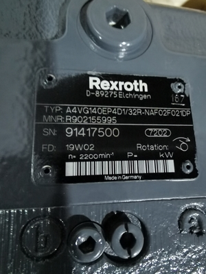 B220301000394 ปั๊มลูกสูบ A4VG140EP4D1/32R-NAF02F021DP R902155995 Rexroth สำหรับ SANY