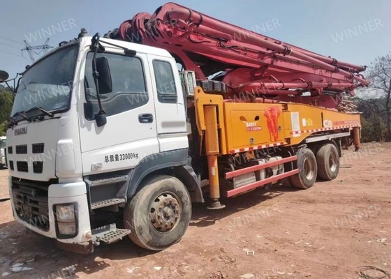 2016 รถปั๊มคอนกรีตมือสอง SANY 3 เพลา SYM5339THBDW 490C-8S