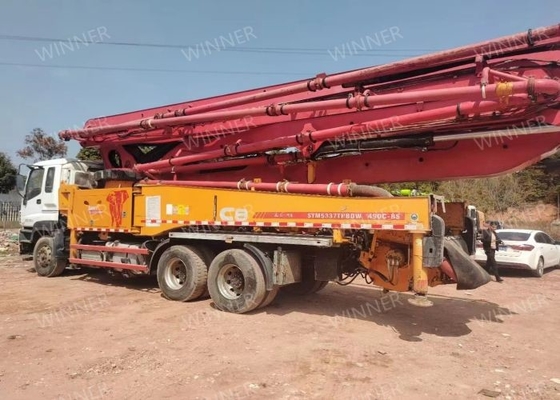 2016 รถปั๊มคอนกรีตมือสอง SANY 3 เพลา SYM5339THBDW 490C-8S