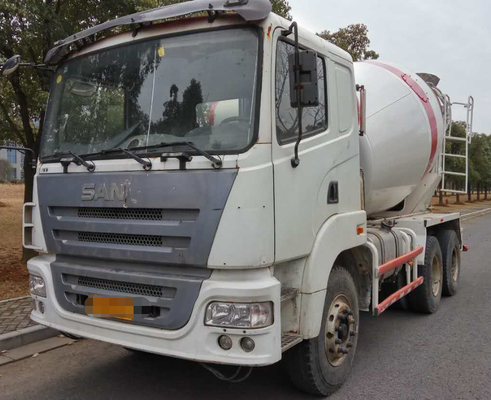 2019 รถผสมรถบรรทุกมือสอง Sany 12Cubic ความจุ 10200×2530×3990mm