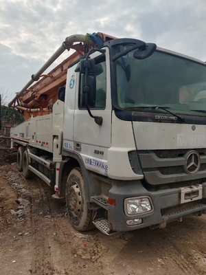 2012 ZoomLion 49M รถบรรทุกปั๊มคอนกรีตมือสองภายใน Benz Chassis