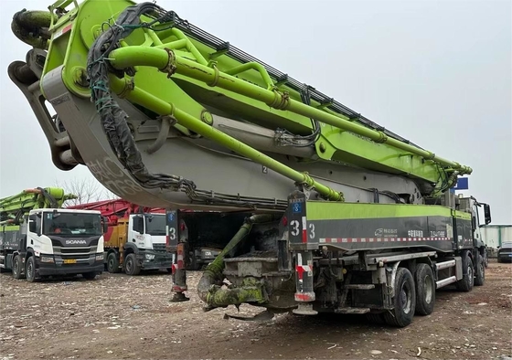 2021 Zoomlion 62M รถบรรทุกปั๊มคอนกรีตมือสอง พร้อมชาสี BENZ
