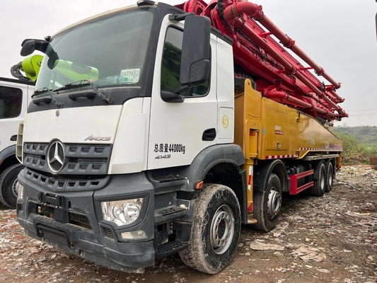 2020 SANY 56m รถบรรทุกปั๊มคอนกรีตมือสอง พร้อมเซสซี่เบนซ์