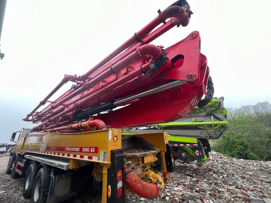 2020 SANY 56m รถบรรทุกปั๊มคอนกรีตมือสอง พร้อมเซสซี่เบนซ์